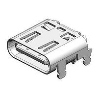 JAE Electronics DX07S024JA2R1200 USB Type C Connectors USB Type C Rcptcl Longer TH legs