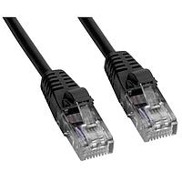 Amphenol Cables on Demand MP-5XRJ45UNNK-015 Cat 5e CAT 5E UTP XOVER RJ45 BLACK 15'