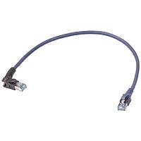 HARTING 09488587589075 Ethernet Cables / Networking Cables RJ Industrial RJ45 Cable Assembly, VarioBoot RJ45 (set Left-Right) to straight DualBoot RJ45, Cat6a FRNC blue, 7.5m