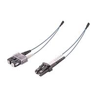 HARTING 33012410040034 Harting SC/LC Fiber Optic Jumper Cable Assembly, SC Duplex to LC Duplex, MM 50/125um OM3, 4.0m