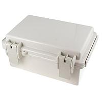 Bud Industries NBF-32418 Industrial Enclosures NEMA Enclosure Poly PTB Blend with Clear Polycabonate Door (12 X 8 X 6.4 In)