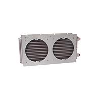 Aavid ES0714G23-F9 Liquid-to-Air Oil Cooler, Aluminum, Flat Tube, 2.51kg Dry Weight, with 115VAC Marin Fan Kit