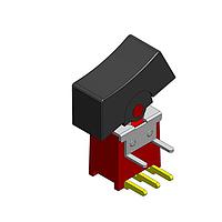 Dailywell 4AS5R102M6CES Rocker Switches ON-OFF-(ON) SPDT