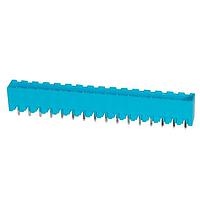 Same Sky (formerly CUI Devices) TBP01R2-508-16BE Headers Terminal block, pluggable, 5.08, receptical, 16 pole, blue