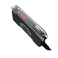Banner Engineering DF-G2B-KD-Q5 Dual Display Fiber Amplifier with IO Link DF-G2 Blue Beam High Speed Dual Display Fiber Amplifier; Range: Depends on Fiber; Input 10-30 V dc; Output 1: Push/Pull with IO-Link; Output 2: PNP only; 150 mm (6 in) 4-pin M12 PVC Pigtail QD