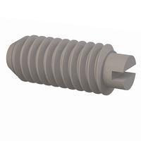 Essentra Components 010448S025 Set Screw Set Screw, Slotted Head, #4-48 Thread, 1/4 Lg