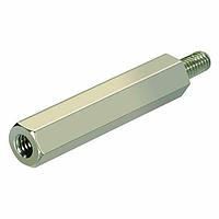 Harwin R40-3000902 Hex M4 x 9mm HEX 7mm A/F 8mm ML/FML NICKEL