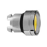 SCHNEIDER ZB4BA56 Momentary GUARDED HEAD YELLOW
