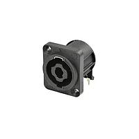 REAN RLS4MDZ-H Loudspeaker Connectors 4P LOUDSPEAKER RCPT HORIZONTAL