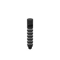 Banner Engineering TL50PC3AQ Tower Lights TL50 Pro Tower Light with Audible, Compact Black Housing: 3 Lighted Segments; Voltage: 10-30 V dc; Environ. Rating: IP50; Colors: Multicolor; 5-pin M12 Integral QD