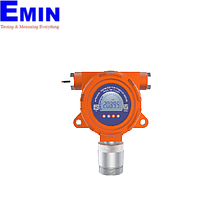 Technician servicing an industrial fixed gas monitoring device