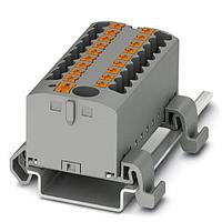 PHOENIX CONTACT 3273220 Distribution Block With Horizontal Alignment PTFIX6/12X2,5NS35AGY 2.5mm2 w/6mm2 feedin