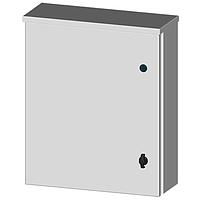 Dwyer CSE-3R-242006 Outdoor Carbon Steel Electrical Enclosures, 180° Hinges, Latch, Rain Cap