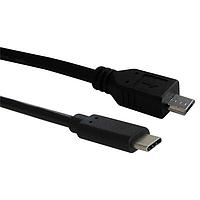 Stewart Connector SC-2CMK010M USB 2.0 USB 2.0 Cable Assembly  Type C to Type Micro B 5-Pin  1m