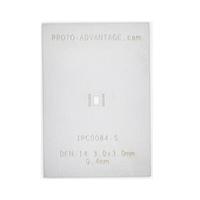 Chip Quik IPC0084-S Sockets & Adapters DFN-14 Stainless Steel Stencil