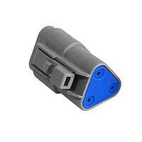 Bulgin PX0105S08ABK Connectors 8 Sckt M Hsg Blk Rec Conn w/AKey EndCap