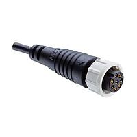 Amphenol LTW BD-06AFFM-SL6A03 Sensor Cables / Actuator Cables Ceres, Standard Size, Plastic, 5A, 06 pins, Female Connector, Female Contact, Straight, Screw Thread, Overmolded, Length 3000mm, IP66