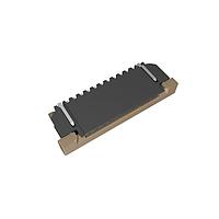Amphenol FCI SFW11R-4STE1LF Connectors 1.00mm Flex Connector, SFW-R series, 11 Position, Top side Contact, Side Entry Surface Mount ZIF Connector, Lead Free, with Cable Lock.