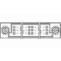 AMP Connectors - TE Connectivity 532447-3 Plugs 96P 3ROW HDI PIN ASY