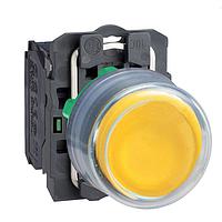 SCHNEIDER XB5AP51 Pushbutton Switches NON-ILLUM CLEAR BOOT YELLOW EXTENDED N/O