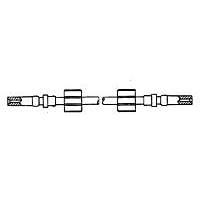 AMP Connectors - TE Connectivity 862546-4 LGH Lead Cable LGH 1/2P DBL MLD END LEAD