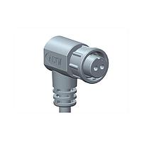 Amphenol LTW BD-06AFMM-LR7A03 Sensor Cables / Actuator Cables Ceres, Standard Size, Plastic, 5A, 06 pins, Female Connector, Male Contact, Right Angle, 2 Points Lock, Overmolded, Length 3000mm, IP67