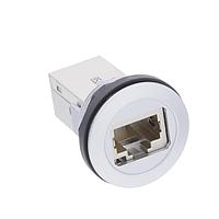 HARTING 9454521560 Modular har-port RJ45 Cat6 coupler - silver version