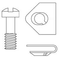 NorComp 160-000-002R032 Screw Lock Clip-On Kit