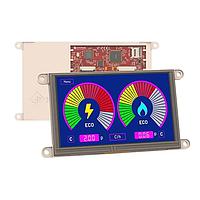 4D Systems gen4-uLCD-70DT-WVA TFT-LCD Displays 7.0", 800x480 pixels, wide viewing angle, slim Intelligent Display Module with embedded DIABLO16 processor and Resistive Touch panel