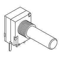 Alpha (Taiwan) RD901SF-20-15R1-B5K-00L1 Rotary 9mm Linear W/SW 5K PC Mount