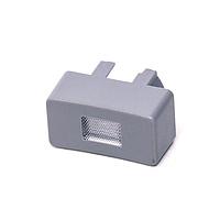 APEM 1Q031 Cap Button Grey/ Lens Transparent