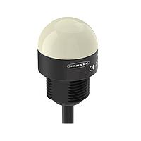 Banner Engineering K30LWXXPQPMA One-Color General-Purpose Indicators K30 Series EZ-LIGHT: 1-Color General Purpose Indicator; Voltage: 10-30 V dc; Housing: Polycarbonate; IP67; Input: PNP; Colors: White; 5 m PUR Pigtail QD