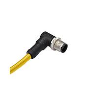 Amphenol LTW MSAP-06BMMM-SR8A02 Sensor Cables / Actuator Cables M12 Circular Metric Connector, A Code, Plastic, 2A, 06 pins, Male Connector, Male Contact, Right Angle, Screw Thread, Overmolded, Length 2000mm, IP68 / IP69K