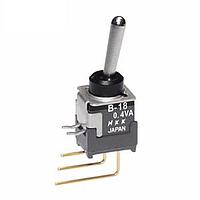 NKK Switches B18AV Toggle Switches SPDT .394 BAT VERTICAL