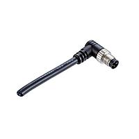 Amphenol LTW 8A-03AMMM-SR7A02 Sensor Cables / Actuator Cables Guided M8 Circular Metric Connector, Metal, 3A, 03 pins, Male Connector, Male Contact, Right Angle, Screw Thread, Overmolded, Length 2000mm, IP67 Mated