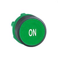 SCHNEIDER ZB5AA341 Head FLUSH GRN W/WHT ON MARKING