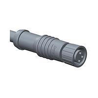 Amphenol LTW 8-03BFFM-SL7B04 Sensor Cables / Actuator Cables M8 Circular Metric Connector, A Code, Metal, 3A, 03 pins, Female Connector, Female Contact, Straight, Screw Thread, Overmolded, Length 4000mm, IP67 Mated