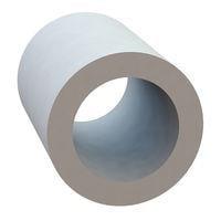 Essentra Components 13RS037537 Round Round Spacer, .255 ID, .374 OD, .511 Length
