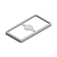 Masach Tech MS409-10F-NS EMI/RFI Shield Frame, Two-Piece 40.9 x 21.5 x 2.5mm Two-piece Drawn-Seamless RF Shield/EMI Shield FRAME (Nickel-Silver)