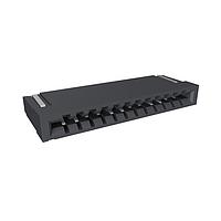 Amphenol FCI HFW12R-1STE1H1LF Headers 1.00mm Flex Connector, HFW-R series, 12 Position, Bottom Side Contact, Side Entry Surface Mount Non-ZIF Connector, Tin plated, Lead Free, Halogen-Free.