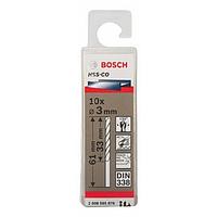 BOSCH 2608585876 Metal Drill Bit Box (3mm x 10 piece)