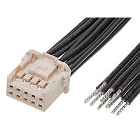 Molex 221956-1101 Discrete Wire iGrid-to-Pigtail (OTS) Cable Assembly Dual Row 100mm Length 10 Circuits Natural