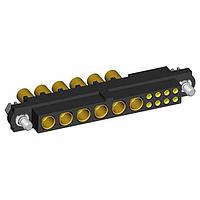Harwin M80-4D10805F1-06-327-00-000 Heavy Duty Power Connectors 8+6 Pos. Female 22AWG+16AWG Cable Conn. Kit, Jackscrews