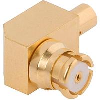 Amphenol SV Microwave 1222-4004 Cable Connectors SMP F Conn, Swept R/A for .047 Cable