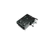 Adam Tech USB-A-S-RU-S6 USB Connectors USB  AF 1PORT RA UPRIGHT SG WHT