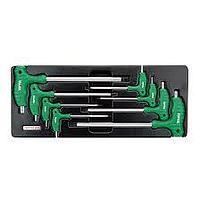 OPTUL GAAT0804  - 8PCS - L-Type Two Way Star & Tamperproof Key Wrench Set