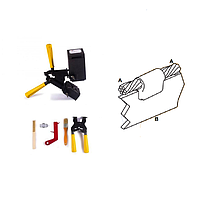 Goldweld CB26-N-35203 Welding Mould connect Bus bar to Bus bar (A: 35mm²; B: 20x3mm)
