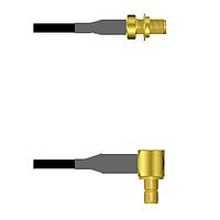 Amphenol Custom Cable Q-2W03I0003144i RF Cable Assemblies SMA-SJB/SMB-RJ G174 144I