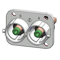 Amphenol Technical Products PL082X-301-10D10 Receptacles 10MM 2 WAY RCPT D10 BUSBAR HOLE