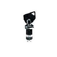 NKK Switches CKM13ETW01-011 Keylock Switches 16MM ON-OFF-ON TUBE KEY#011 RMV 1 POS 3A